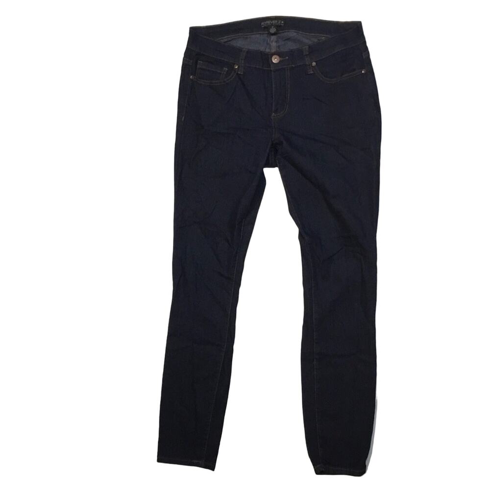 Forever 21+ Dark Blue Wash Jeans